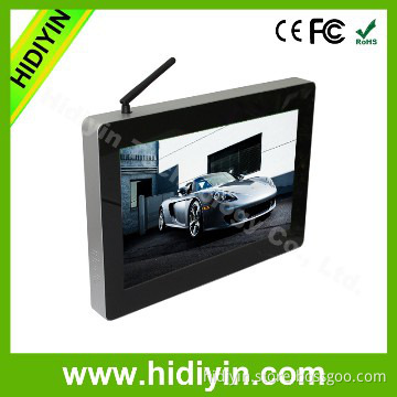 13.3 battery lcd advertising player with play button